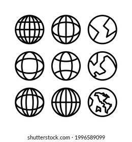world icon or logo isolated sign symbol vector illustration - Collection of high quality black style vector icons
