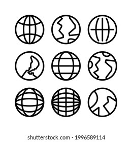 world icon or logo isolated sign symbol vector illustration - Collection of high quality black style vector icons

