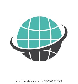 world icon logo vector design