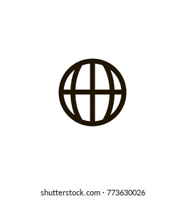 world icon. sign design