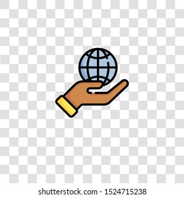 world icon sign and symbol. world color icon for website design and mobile app development. Simple Element from ethics collection for mobile concept and web apps icon.