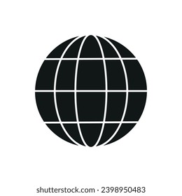 world icon. Simple vector sign