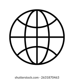 símbolo de icono mundial. Icono de la tierra del mundo. Icono del Web. Sitio web, icono de la página de inicio. eco earth