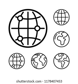 World icon templates