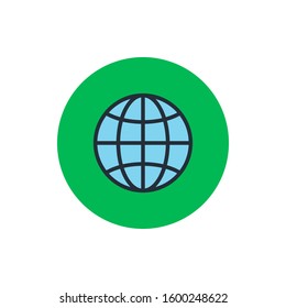 World Icon for Travel and Geology