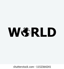 world icon vector