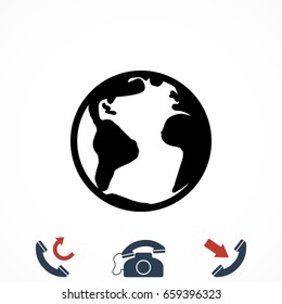 World Icon vector, Vector EPS 10 illustration style