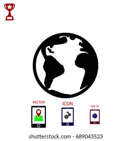World Icon vector, Vector EPS 10 illustration style