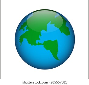 World Icon. Vector illustration.