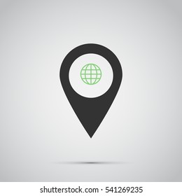 world icon. vector illustration
