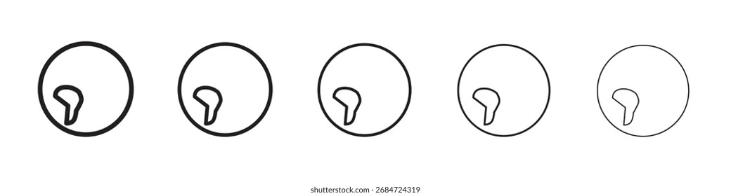 Ilustração de vetor de ícone mundial isolada