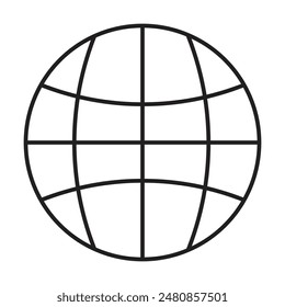 world icon vector on white background