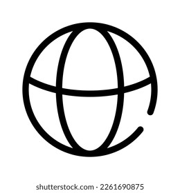 World Icon Vector Symbol Design Illustration