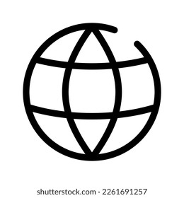 Design-Illustration des Weltbildes mit Vektorsymbol