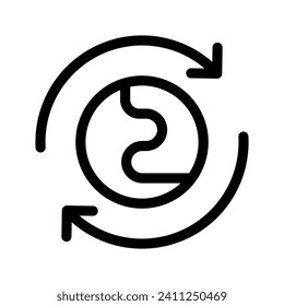 World Icon Vector Symbol Design Illustration
