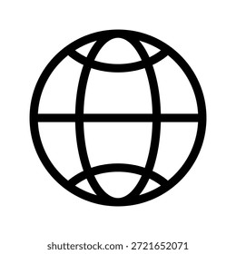 Ilustración de diseño de símbolo de Vector de icono mundial