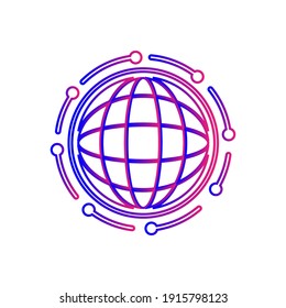 World icon. web, browsing, internet icon. globe icon. home internet, website, mail address icon.