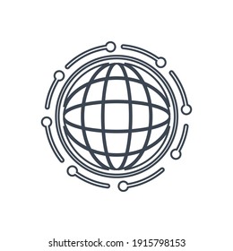 Icono mundial. web, navegación, icono de Internet. icono de globo. Internet en casa, sitio web, icono de dirección de correo.