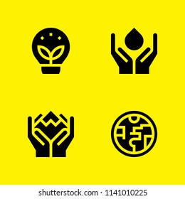 world icons set. ozone layer, save water and ecology and other vector icons for graphic design and web