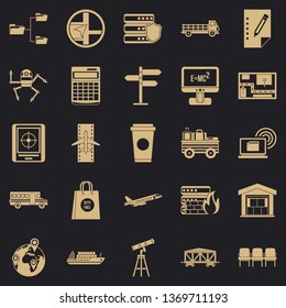 World icons set. Simple set of 25 world vector icons for web for any design