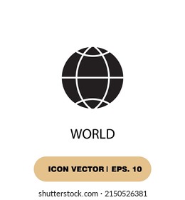 world icons  symbol vector elements for infographic web