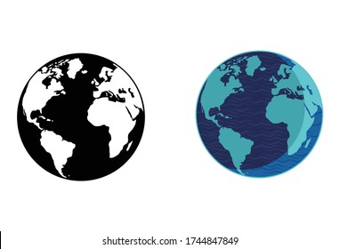 World Icons, Vector design simple and elegant