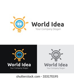 World Idea,creative Logo,Vector Logo template