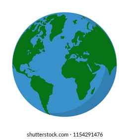 world illustrator on white background