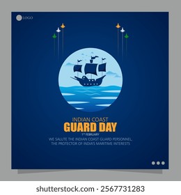 World Indian Coast Guard Day is celebrated annually on February 1st to honor the Indian Coast Guard's service in protecting maritime borders