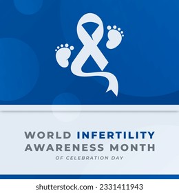 World Infertility Awareness Month Vector Design Illustration for Background, Poster, Banner, Advertising, Greeting Card