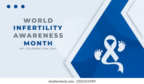 World Infertility Awareness Month Vector Design Illustration for Background, Poster, Banner, Advertising, Greeting Card