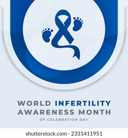 World Infertility Awareness Month Vector Design Illustration for Background, Poster, Banner, Advertising, Greeting Card