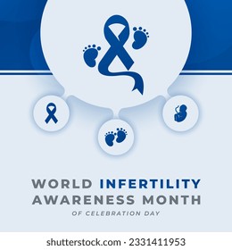 World Infertility Awareness Month Vector Design Illustration for Background, Poster, Banner, Advertising, Greeting Card