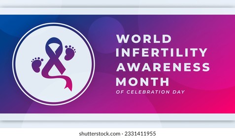 World Infertility Awareness Month Vector Design Illustration for Background, Poster, Banner, Advertising, Greeting Card