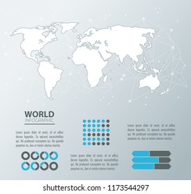World infographic concept