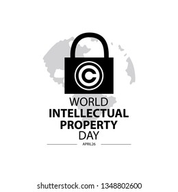  World Intellectual Property Day concept. April 26.