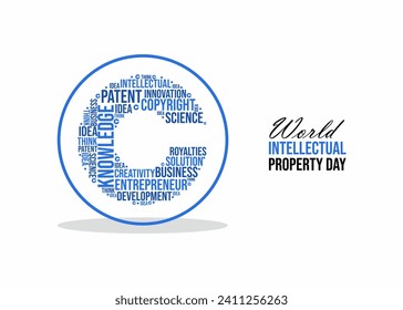 World intellectual property day poster design