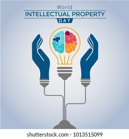 World Intellectual Property Day Vector, Patent Rights Illustration
