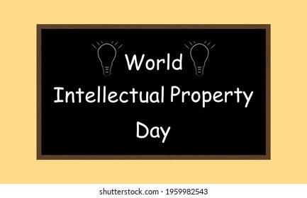 World Intellectual Property Day vector illustration.