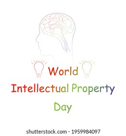 World Intellectual Property Day vector illustration.