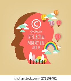 World Intellectual Property Day. vector illustration.