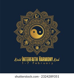 World Interfaith Harmony Week, 1-7 February. 