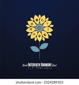 World Interfaith Harmony Week, 1-7 February. 