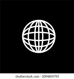 world international earth globe icon vector illustration