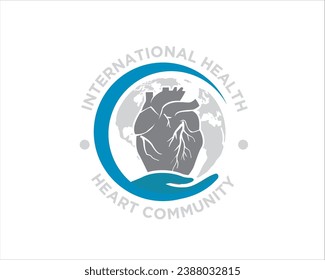 world international hearth health community logo for medical service