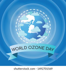 World or international ozone day vector