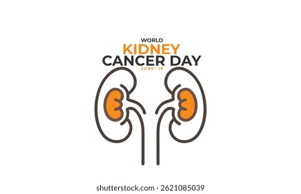 World Kidney Cancer Day. background, banner, card, poster, template. Vector illustration.