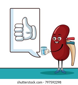 World kidney day cartoon