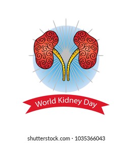 World kidney day concept