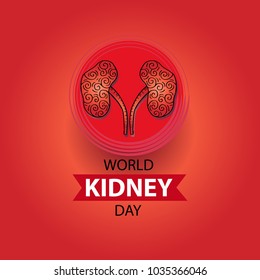 World kidney day concept